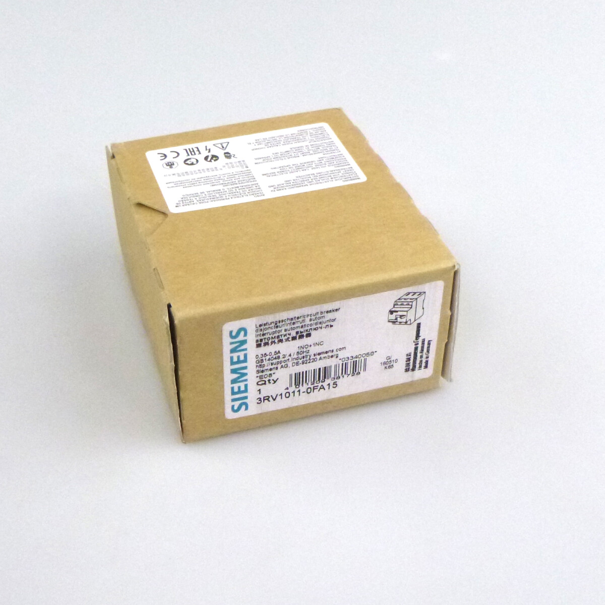 Siemens Leistungsschalter 3RV1011-0FA15 OVP