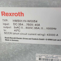 Rexroth Einzelachs-Wechselrichter HMS01.1N-W0054-A-07-NNNN CSB01..MA1 GEB