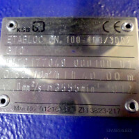 KSB Umwälzpumpe ETABLOC GN100-160/3002 G10 180 m³/h 3555U/min NOV