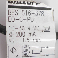 Balluff induktiver Näherungsschalter m. Stecker BES 516-378-EO-C-PU NOV
