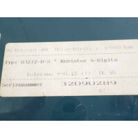 EKF Elektronik Widerstandsdekade 03272-D-S GEB