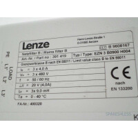 Lenze Netzfilter TYP EZN3B0900 H004 Art.Nr 391419 GEB