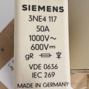 Siemens HLS-Sicherungseinsatz 3NE4117 (3Stk.) OVP