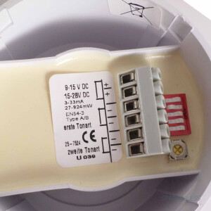 WERMA Mehrtonsirene 140.110.55 24VDC Rot OVP
