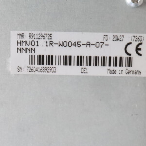 Rexroth Versorgungsgerät HMV01.1R-W0045-A-07-NNNN R911296725 OVP