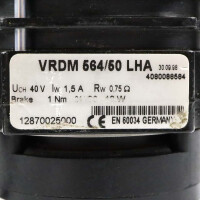 Berger Lahr 5-Phasen-Schrittmotor Positec VRDM 564/50 LHA + Bremse GEB