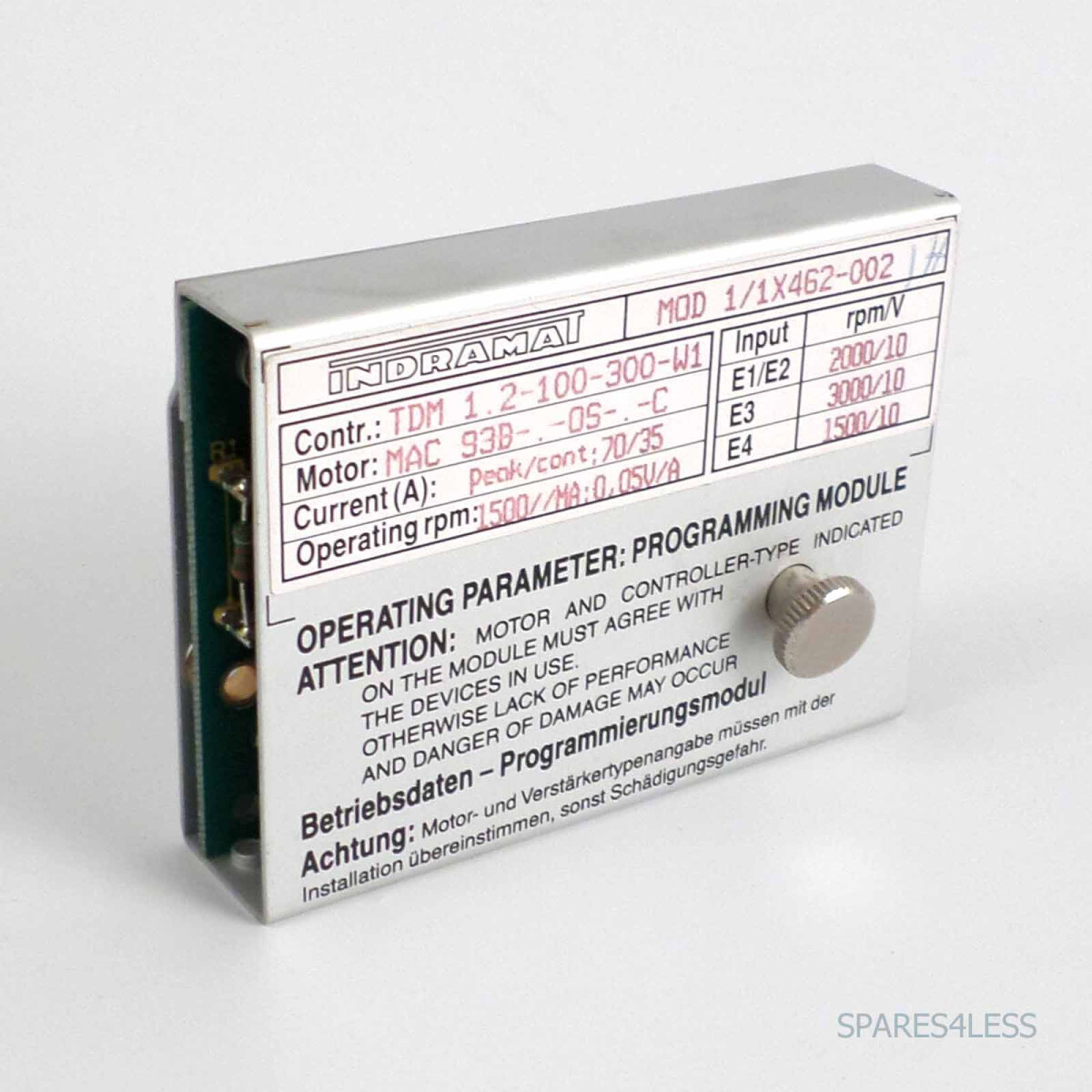 INDRAMAT Programmiermodul MOD1/1X462-002 GEB