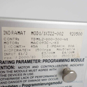 INDRAMAT Programmiermodul MOD1/1X322-002 920500 GEB