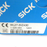 SICK Reflexions Lichtschranke WL27-3V2430 1028063 OVP