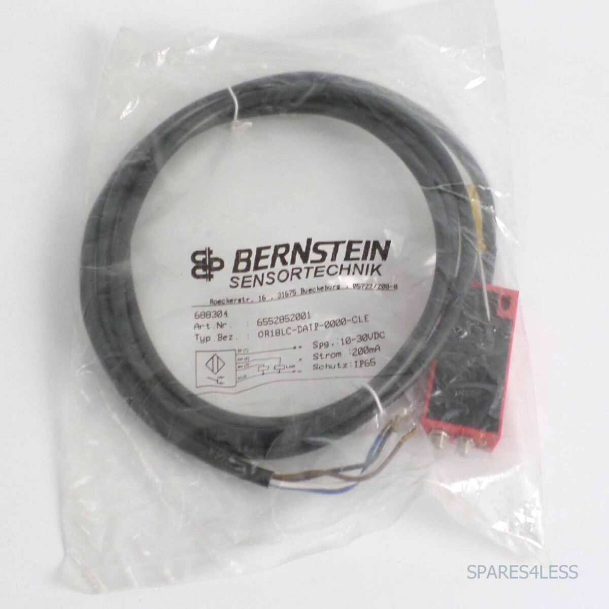 BERNSTEIN Sensor OR18LC-DATP-0000-CLE 6552852001 OVP