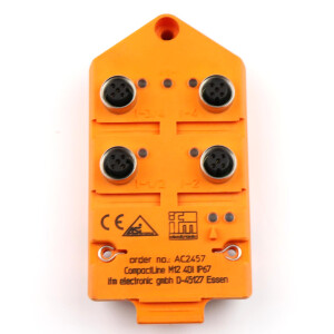 ifm AS-Interface CompactLine M12 4DI IR IP67 AC2457 GEB