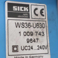 SICK Lichtschranke WS36-U630 1009743 GEB