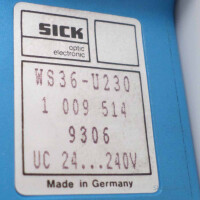 SICK Einweg Lichtschranke WS36-U230 1009514 NOV
