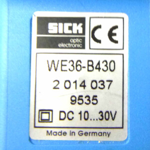 SICK Einweg-Lichtschranke WE36-B430 2014037 GEB