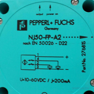 Pepperl+Fuchs Induktiver Sensor NJ50-FP-A2-P1 NOV