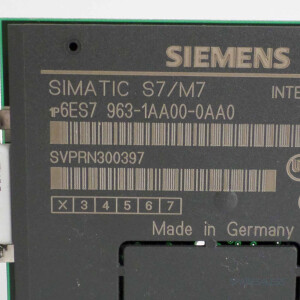 SIMATIC S7-400 SCHNITTSTELLENMODUL 6ES7 963-1AA00-0AA0 GEB