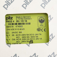 Pilz Not-Aus Schaltgerät PNOZ 4 24 V DC 3S1S1Ö 474995 OVP