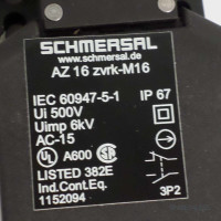 SCHMERSAL Sicherheitsschalter AZ 16 zvrk-M16 1152094 GEB