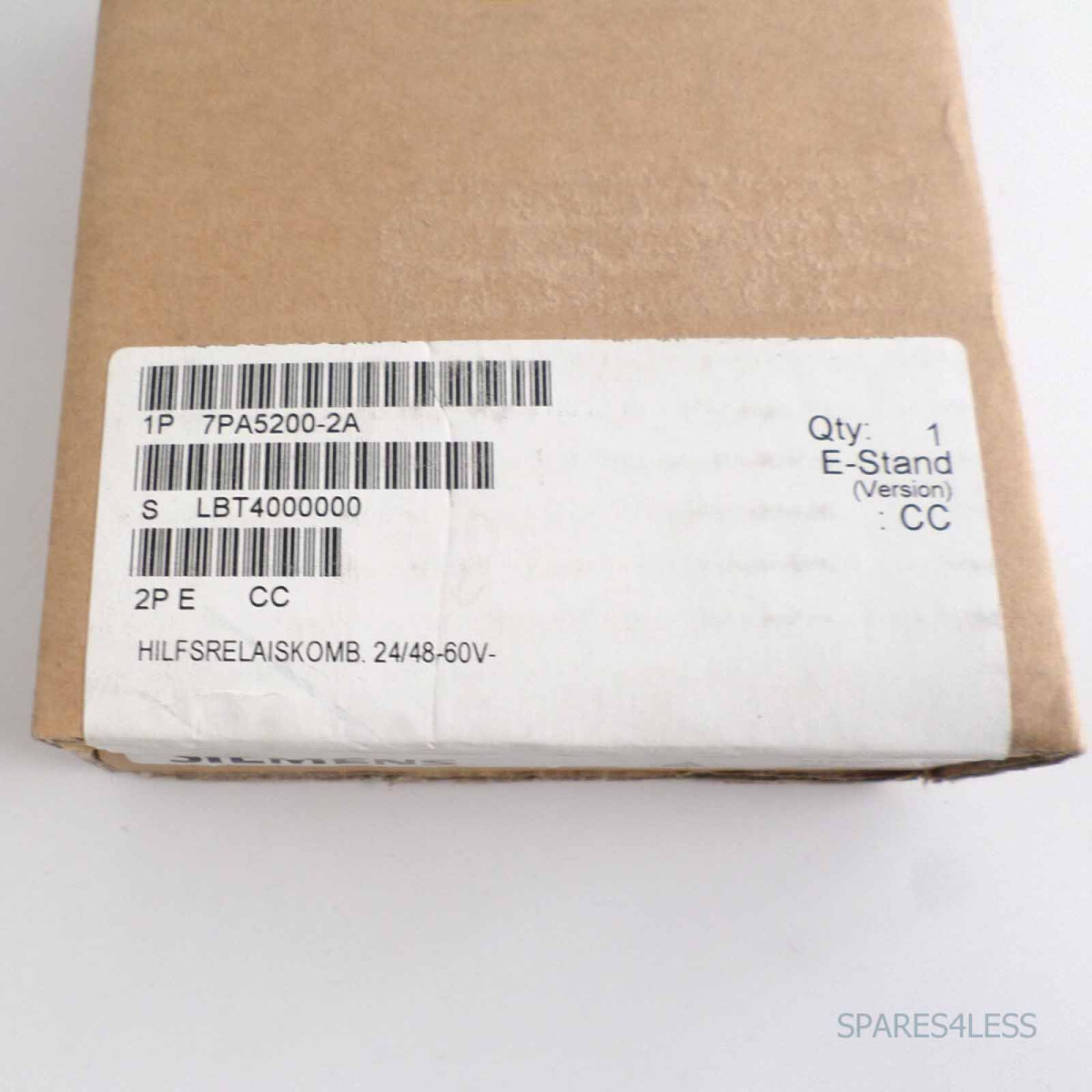 Siemens Hilfsrelaiskomb. 24/48-60V 7PA5200-2A SIE