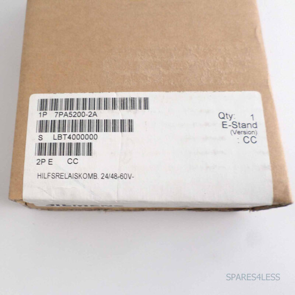 Siemens Hilfsrelaiskomb. 24/48-60V 7PA5200-2A SIE