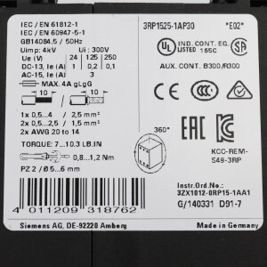 Siemens Zeitrelais 3RP1525-1AP30 GEB