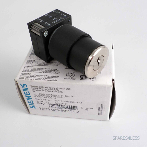 Siemens Schloss BKS 3SB3000-5BD01-Z OVP