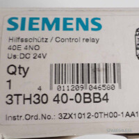 Siemens Schütz Hilfsschütz 3TH3040-0BB4 OVP