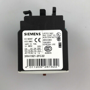 Siemens Hilfschalterblock 3RH1921-2FC22 OVP