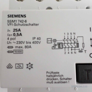 Siemens FI-Schutzschalter 5SM1742-6 OVP