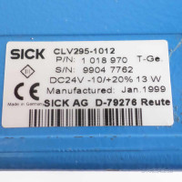 Sick Barcodescanner Laser Scanner CLV295-1012 1018970 GEB