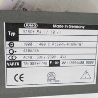 JUMO Temperaturwächter STBOt-54.1/10rt 1000...1400°C OVP