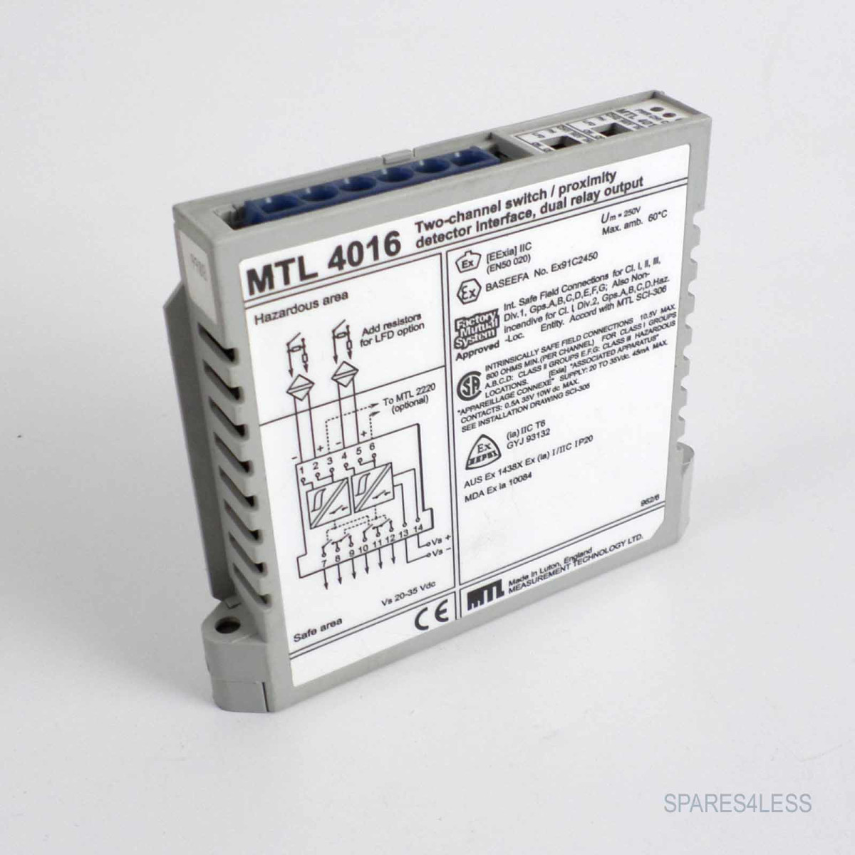 MEASUREMENT TECHNOLOGY 2 Kanal-Schalter MTL4016 GEB