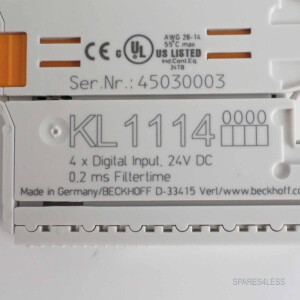 Beckhoff 4-Kanal-Digital-Eingangslemme KL1114 GEB