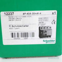 Schneider Electric FI Schutzschalter 4P-40A-30MA-A 12237 OVP