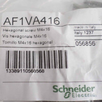 Schneider Schrauben+Scheibe AF1-VA416 056856, M4x16 mm (100Stk) OVP