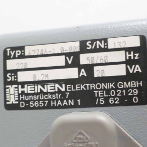 Heinen Schnittstellenbaugruppe 62746-1.0-000 NOV