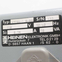 Heinen Schnittstellenbaugruppe 62746-1.0-000 NOV