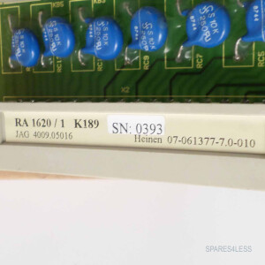 Heinen Relaisbaugruppe RA1620/1 K189 07-061377-7.0-010 OVP