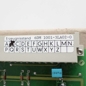 Siemens Modulpac 6DM1001-3LA02-0 OVP