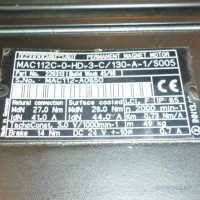 INDRAMAT Servomotor MAC112C-0-HD-3-C/130-A-1/S005 226313 NOV