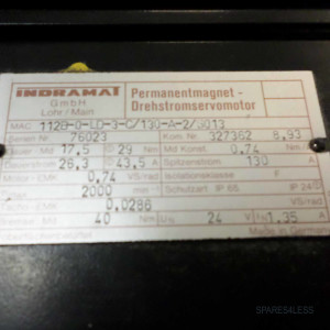 INDRAMAT Servomotor MAC112B-0-LD-3-C/130-A-2/S013 GEB