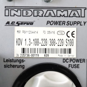 INDRAMAT Servo-Controller KDV1.3-100-220/300-220/S100 REM/OVP