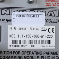 INDRAMAT AC Servo Controller KDS1.1-150-300-W1-220 REM
