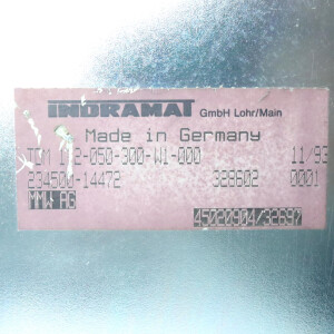 INDRAMAT AC Servo Controller TDM 1.2-050-300-W1-000 GEB