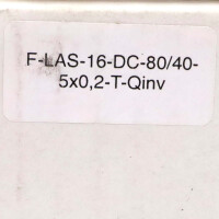 Sensor Instruments Gabellichtschranke F-LAS16-DC-80/40-5x0,2-T-Qinv OVP