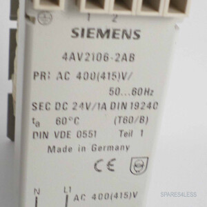 Siemens GLEICHRICHTERGERAET 4AV2106-2AB GEB