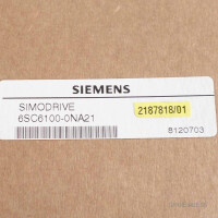 Siemens Simodrive 610 Regelung 6SC6100-0NA21 REM/SIE