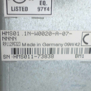 Rexroth Einzelachs-Wechselrichter HMS01.1N-W0020-A-07-NNNN GEB #K2