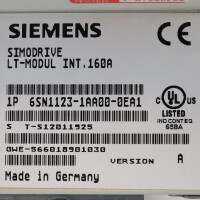 Simodrive 611 LT-Modul 6SN1123-1AA00-0EA1 Vers.A GEB