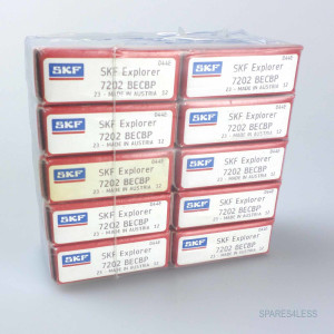 1 Stück SKF Schrägkugellager 7202BECBP OVP